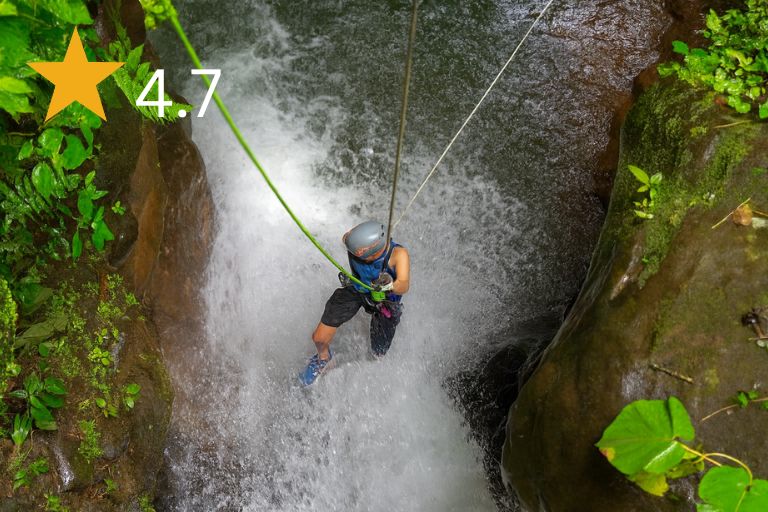 Arenal Volcano Waterfall Rappelling & Pool Jumping tour