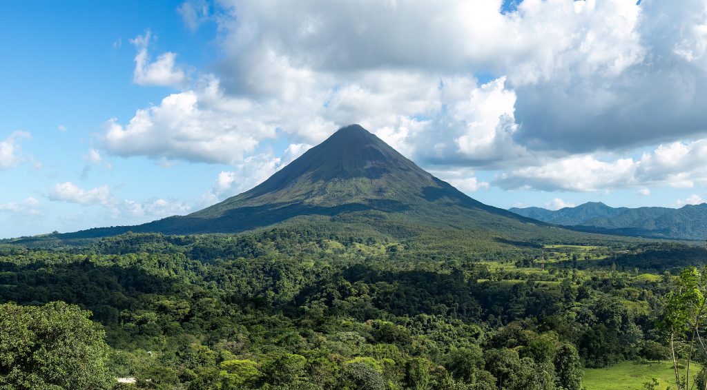 Arenal volcano panorama photo